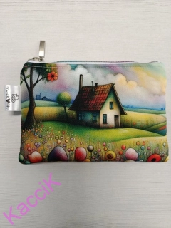 Toaletní taštička domek kreslený