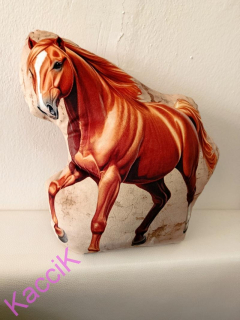 Polštář hnědý kůň